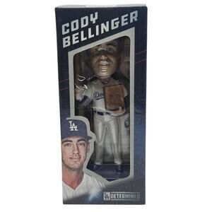 2018 Cody Bellinger La Dodgers SGA Bobblehead W/ Original Stadium Ticket Insert